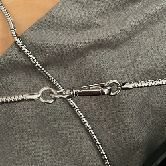 AllSaints Black Leather Crossbody Clutch - Picture 10 of 13